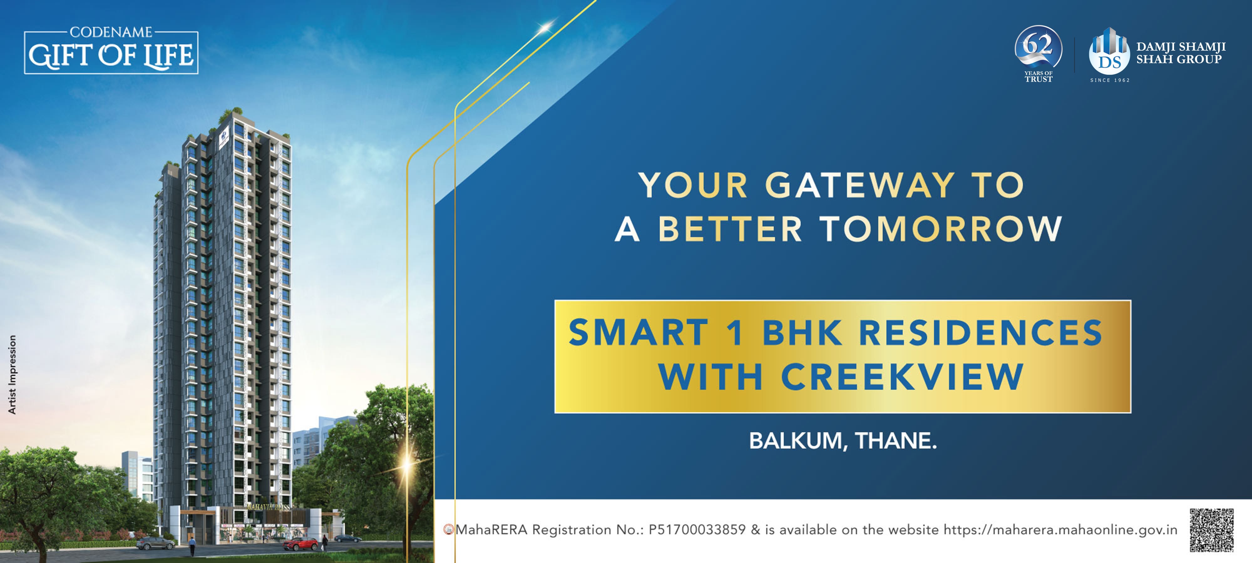 1 & 2 BHK flats in majiwada thane